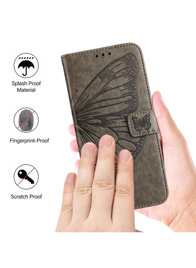 S-TOP Case For OnePlus 12 5G Global Embossed Butterfly Leather Phone Case - Image 5