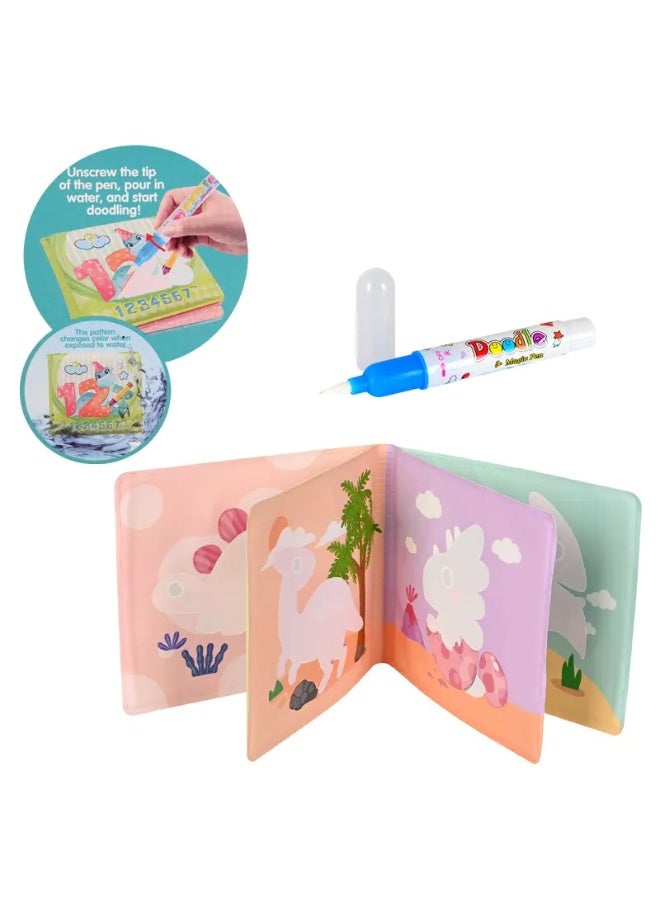 ضحكة  كتاب حمام ناعم - موضوع "المركبات" | كتاب ألعاب حمام مقاوم للماء للأطفال الرضع والأطفال الصغار، عبوة من قطعتين - Image 2