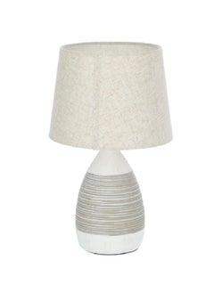 ميكاسا 60 وات E27 مصباح طاولة من البولي إيثيلين بيج D103 25 × 42 × 25 سم  - Image 1