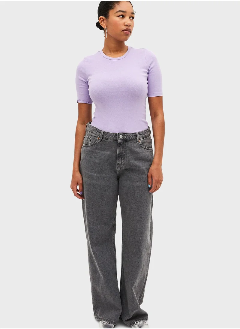 مونكي Crew Neck T-Shirt