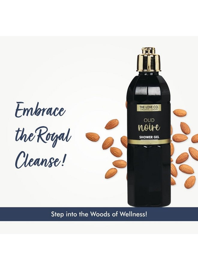 THE LOVE CO. Luxury Oud Noire Body Wash Shower Gel | Refreshing & Hydrating Formula | Unisex Bath & Body Wash For Men & Women | Vegan & Paraben Free | Vegan & Cruelty-Free - 100Ml - Image 2
