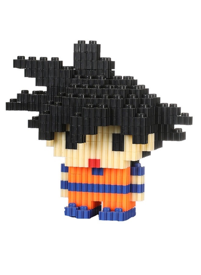 Generic - 398PCS Anime Dragon Ball Son Goku Building Bricks Set, DIY Block Building Set, Classic Mini Building Bricks, Assembling Building Blocks Suitable for Boys and Girls Aged 14 and Up - Image 1