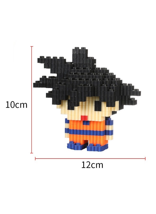 Generic - 398PCS Anime Dragon Ball Son Goku Building Bricks Set, DIY Block Building Set, Classic Mini Building Bricks, Assembling Building Blocks Suitable for Boys and Girls Aged 14 and Up - Image 1