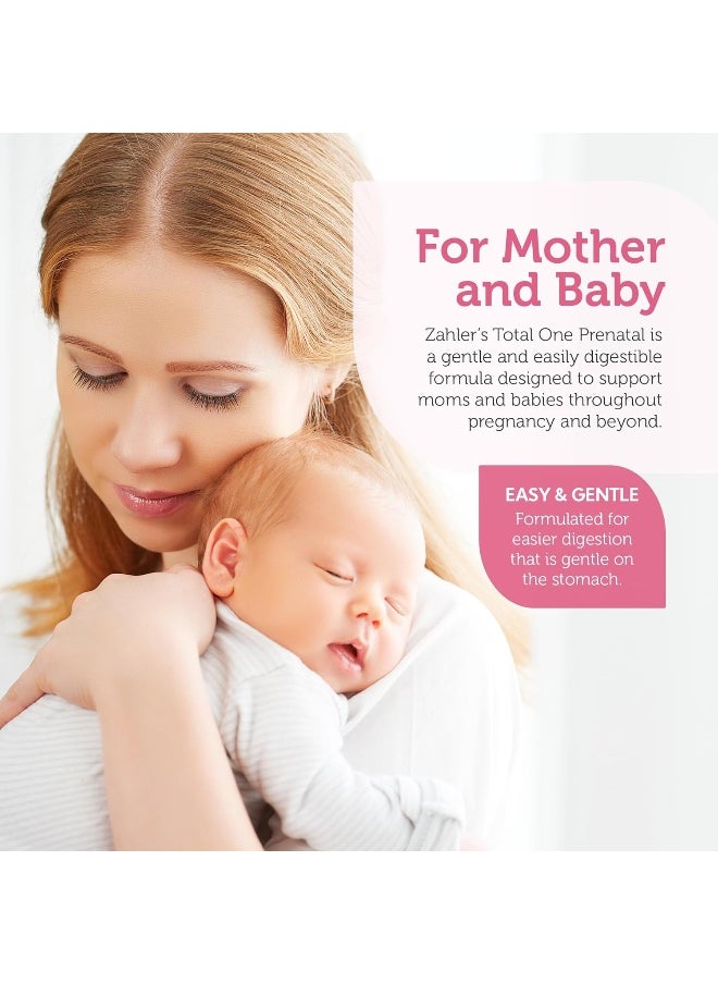Zahler Total One Prenatal, Essential Once-Daily Prenatal, 60 Capsules  - Image 3