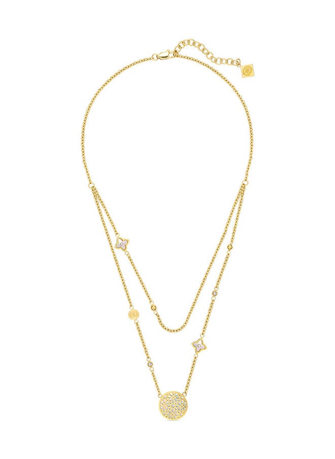CERRUTI 1881 - Arabesque.4 Gold Elegant and Unique Women's Necklace - Image 1
