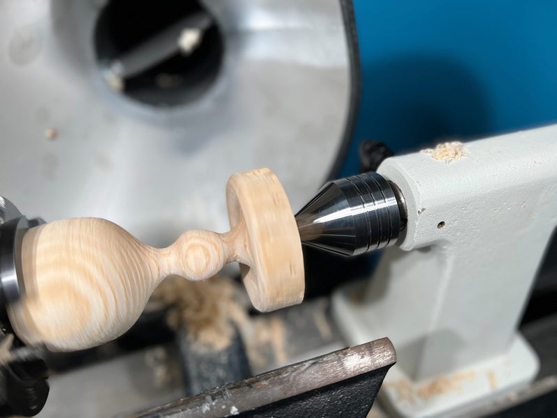 VINWOX Wood Lathe Carbide Tipped Live Center, 2MT Morse Taper Shank, 8mm Carbide Tip with 60 Degree Point - Image 4