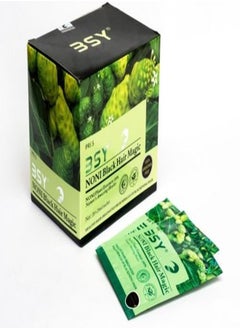 BSY Noni Black Hair Magic (12Ml X 20 Sachets) ; Hair Dye ; Hair Shampoo ;100% Ammonia Free ; Anti Hair Fall Hair Color ;Fruit Based Hair Color Shampoo; 5 Minutes Hair Color ; Noni Hair Color  - Image 4