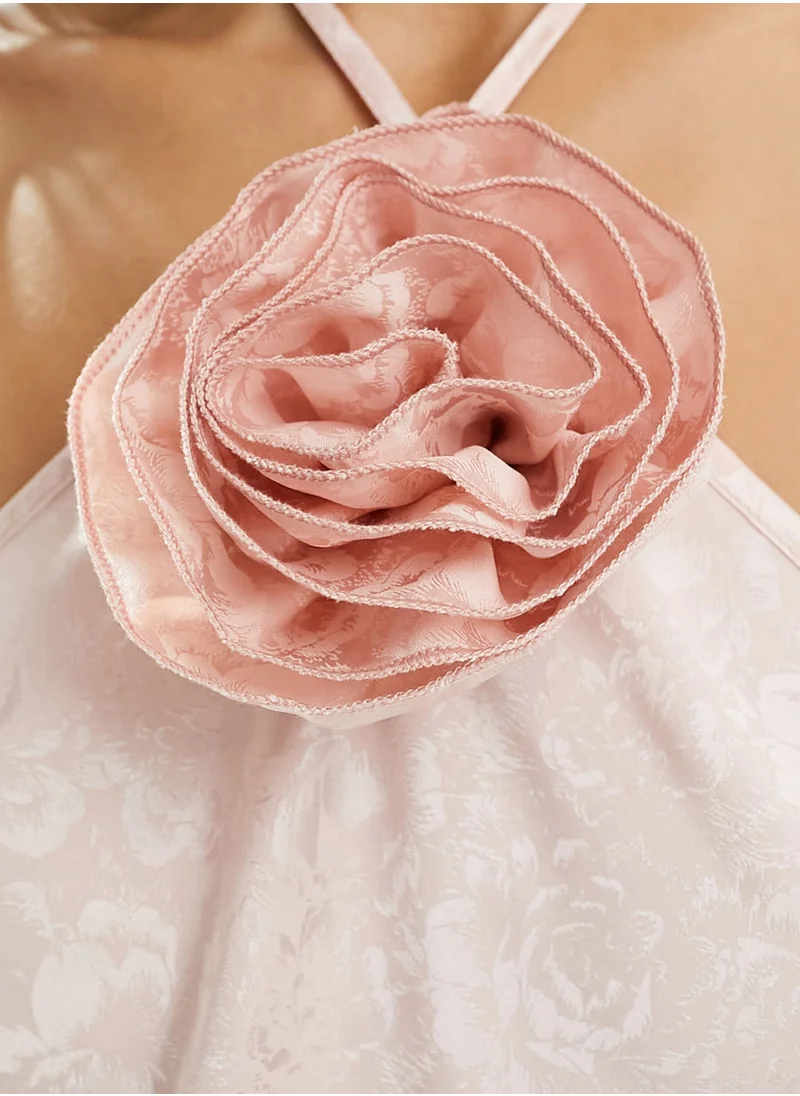 مس سيلفريدج Satin Halter Neck Dress