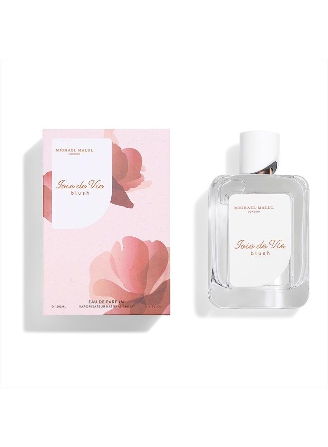 Michael Malul Joie de Vie Blush 3.4 oz Women's Fragrance, Eau de Parfum, Perfume for Women 100ml… - Image 1