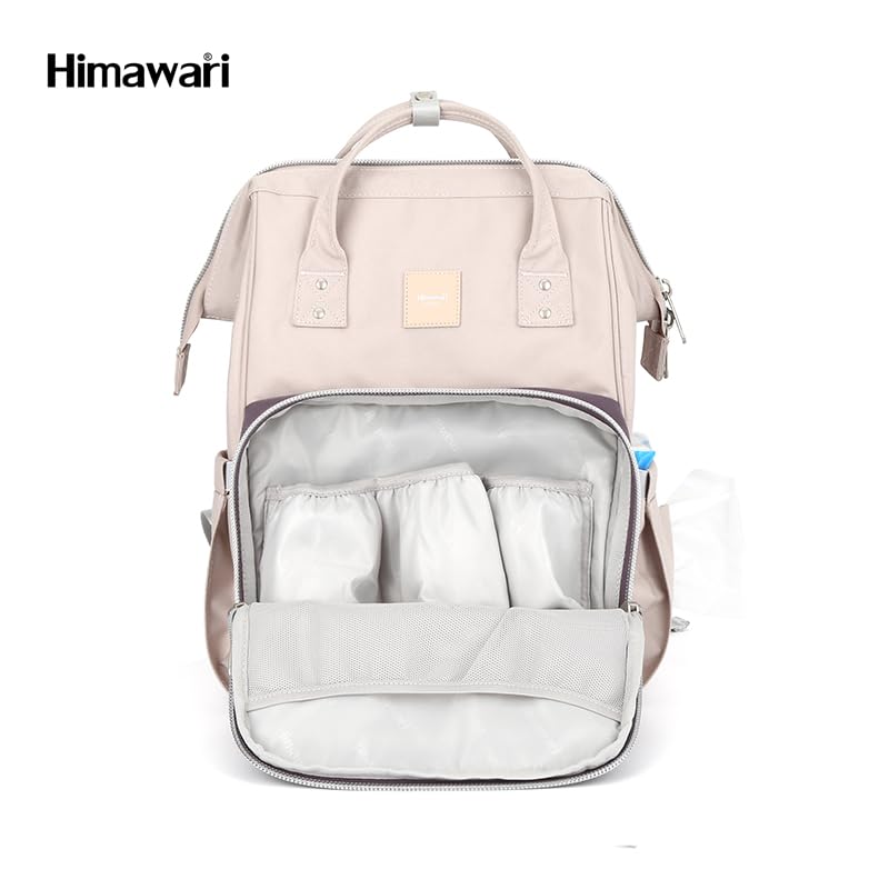 MOCA Himwari Series Waterproof Mummy Mommy Baby Diaper Bag Bagpack Backpack Multi-Function Baby Diaper Backpack Nappy Bags Mom Dad Travel Backpack Large Capacity Baby Diaper Bags - Image 2