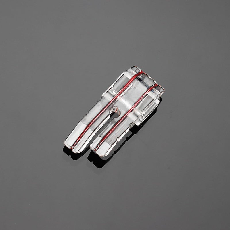 TISEKER Clear Presser Foot 1/4" (Quarter Inch) for Patchwork Quilting Fits for All Low Shank Snap-On Singer, Brother, Babylock, Euro-Pro, Janome, Kenmore, White, Juki, Simplicity, Elna Sewing Machine - Image 3