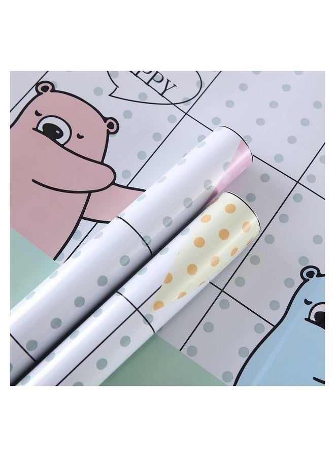 Kuber Industries Pet Wallpaper For Walls Kid’S Roomselfadhesive Oilproof Heat Resistant And Waterproof I Diy Designer Wall Sticker I Set Of 2 Rolls 60Cmx300Cm (Pack Of 1) - Image 1