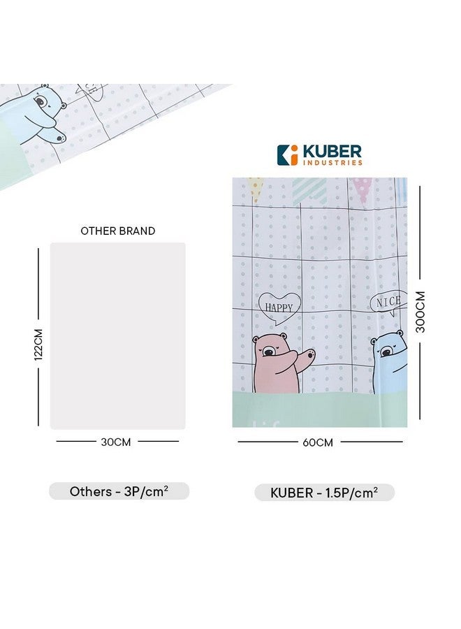 Kuber Industries Pet Wallpaper For Walls Kid’S Roomselfadhesive Oilproof Heat Resistant And Waterproof I Diy Designer Wall Sticker I Set Of 2 Rolls 60Cmx300Cm (Pack Of 1) - Image 2