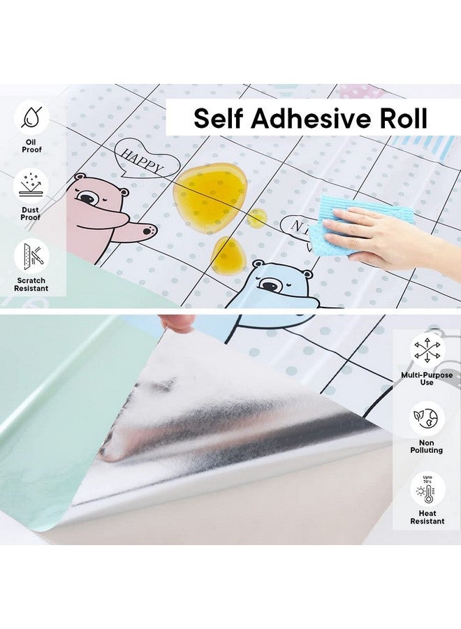 Kuber Industries Pet Wallpaper For Walls Kid’S Roomselfadhesive Oilproof Heat Resistant And Waterproof I Diy Designer Wall Sticker I Set Of 2 Rolls 60Cmx300Cm (Pack Of 1) - Image 3