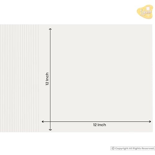 Lakeer 12 x 12 inch Ivory Cardstock Paper - 180 GSM, 25 Sheets, Off White Card Stock for Sketching, Drawing, DIY Crafts, Scrapbooking, Card Making & More - Image 2