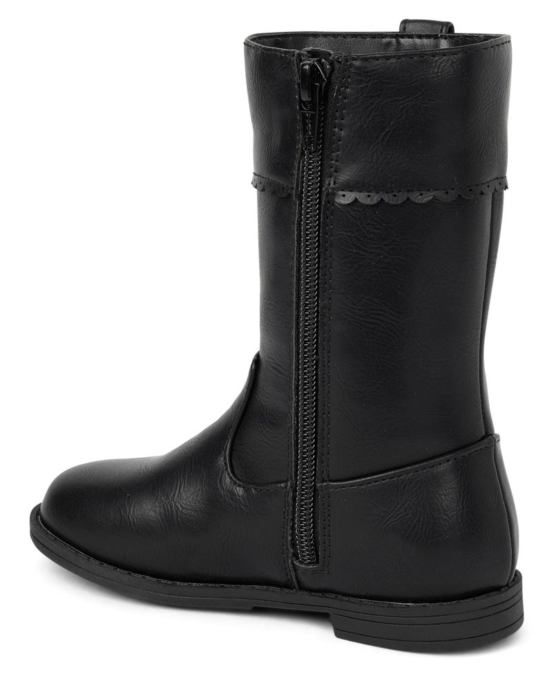 Gymboree,and Toddler Classic Tall Riding Boots,Black,9 Years - Image 2