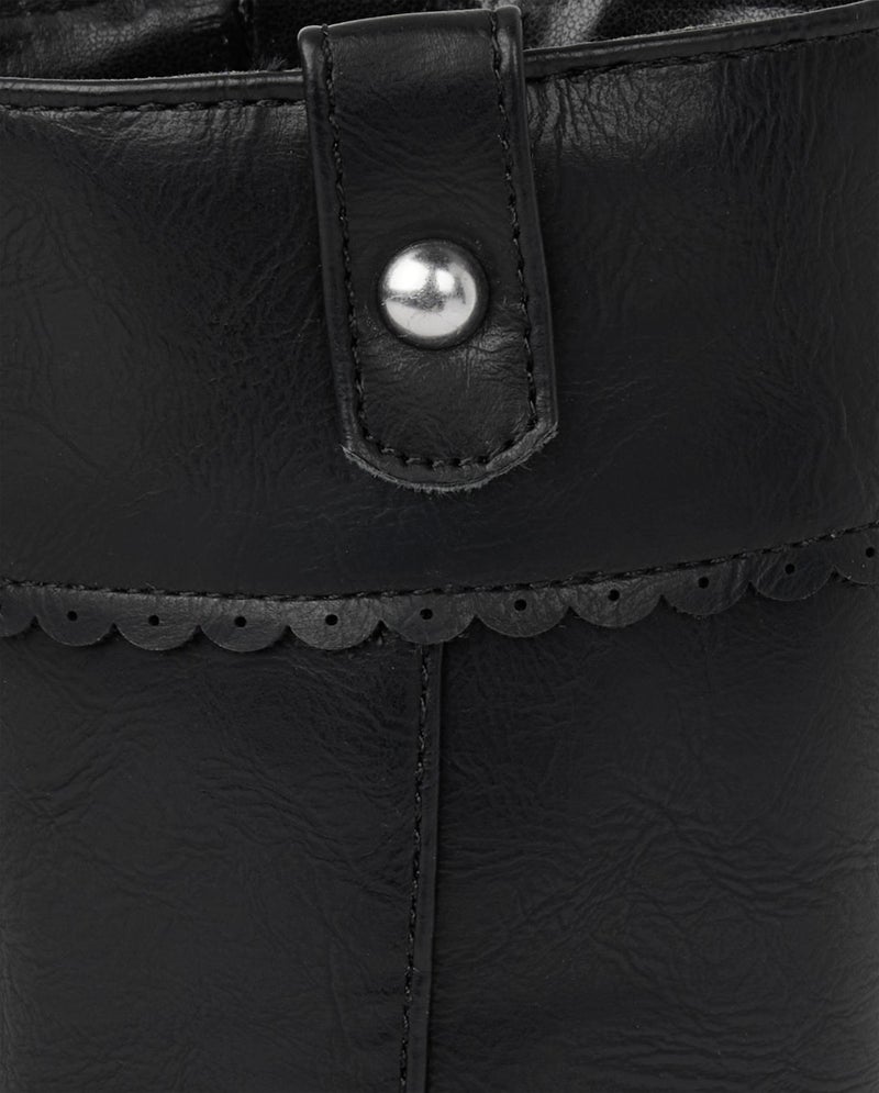 Gymboree,and Toddler Classic Tall Riding Boots,Black,9 Years - Image 4