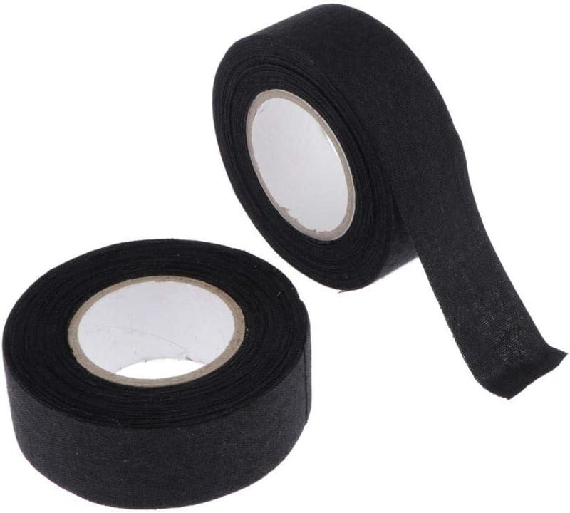 klarako 2 Rolls Cotton Cloth Antiskid Sports Tape for Hockey Baseball Bat - 1 Inch Wide, 11 Yards Long - Varies of Colors - Image 1