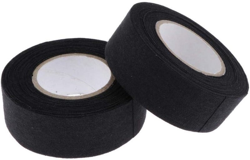 klarako 2 Rolls Cotton Cloth Antiskid Sports Tape for Hockey Baseball Bat - 1 Inch Wide, 11 Yards Long - Varies of Colors - Image 4