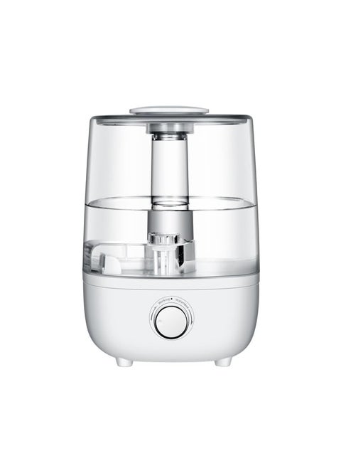 Cool Mist Humidifier, Adjustable Fog Automatic Shutdown Essential Oil Diffuser, Portable Ultrasonic Humidifier Mist Vaporizer, Quiet Large Capacity Air Atomizer For Home Office, (White 3)