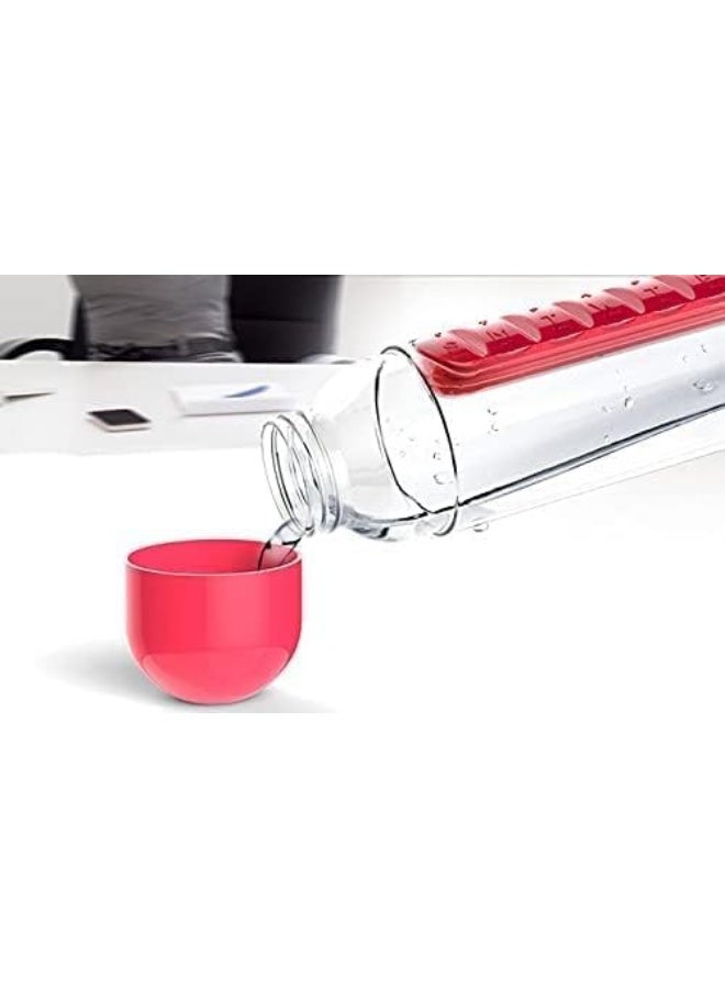 Water Bottle with Storage and Medicine Box (Yellow) - Image 3