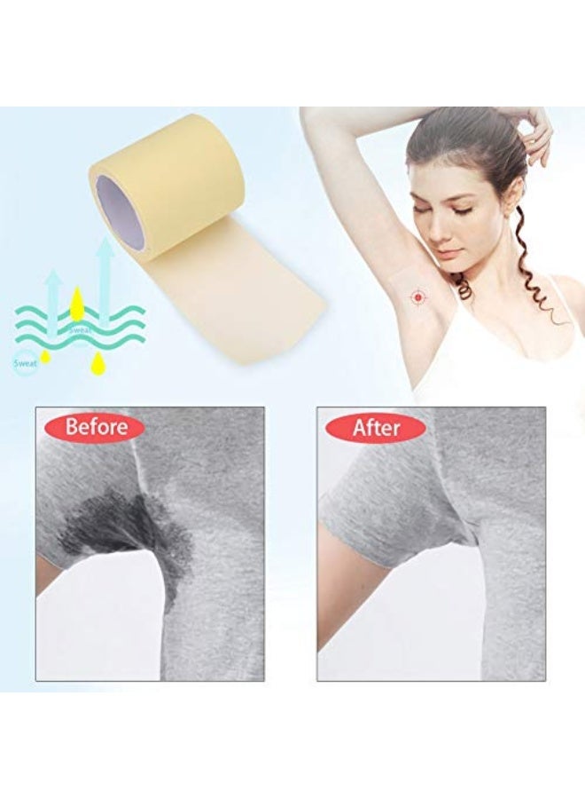 Generic وسادات عرق الابط، وسائد مضادة للتعرق للابط، مضادة للعرق للاستعمال مرة واحدة تحت الابط، ملصق مضاد للعرق يحافظ على جفاف الابط للرجال والنساء والاطفال  - Image 2