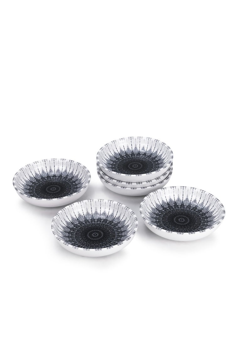 Edessa Ceramic Cosmo 13Cm Round Serving Bowl, Multicolor (Set of 6) - Image 1