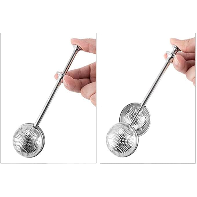 Tealand Durable Fine Mesh Strainer Infusing Ball Spoon Filter Stainless Steel Strainer To Brew Loose Leaf Tea Spices Herbs  Seasonings 18X5 Cm - Image 5