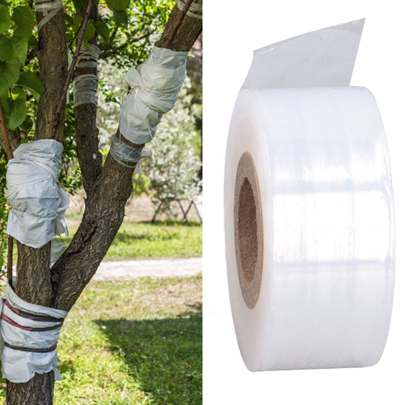 Akozon Parafilm,Parafilm Tape for Petri Dish,Parafilm Nursery Grafting Tape,Parafilm Roll Grafting Tape Nursery Sealing Tape for Petri Dish M 29mm Width Garden Hand Tools Grafting Stretchable Resilient - Image 2