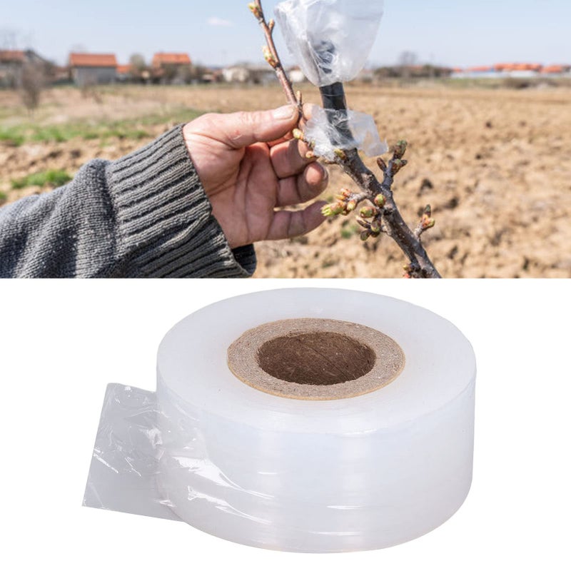 Akozon Parafilm,Parafilm Tape for Petri Dish,Parafilm Nursery Grafting Tape,Parafilm Roll Grafting Tape Nursery Sealing Tape for Petri Dish M 29mm Width Garden Hand Tools Grafting Stretchable Resilient - Image 4