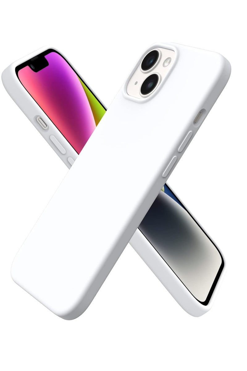 Compatible with iPhone 15 Case Liquid Silicone Slim Fit 3 Layer Soft Rubber Shockproof Cover with Anti-Scratch Microfiber Lining - Image 1