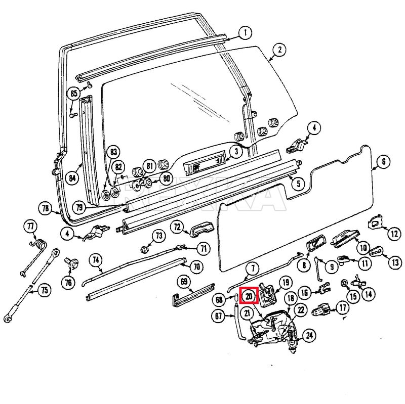 Rexka 15pcs Door Lock Tailgate Handle Rod Clips for GM GMC Buick Chevrolet Oldsmobile 3998009, 9711304 1956-On - Image 5