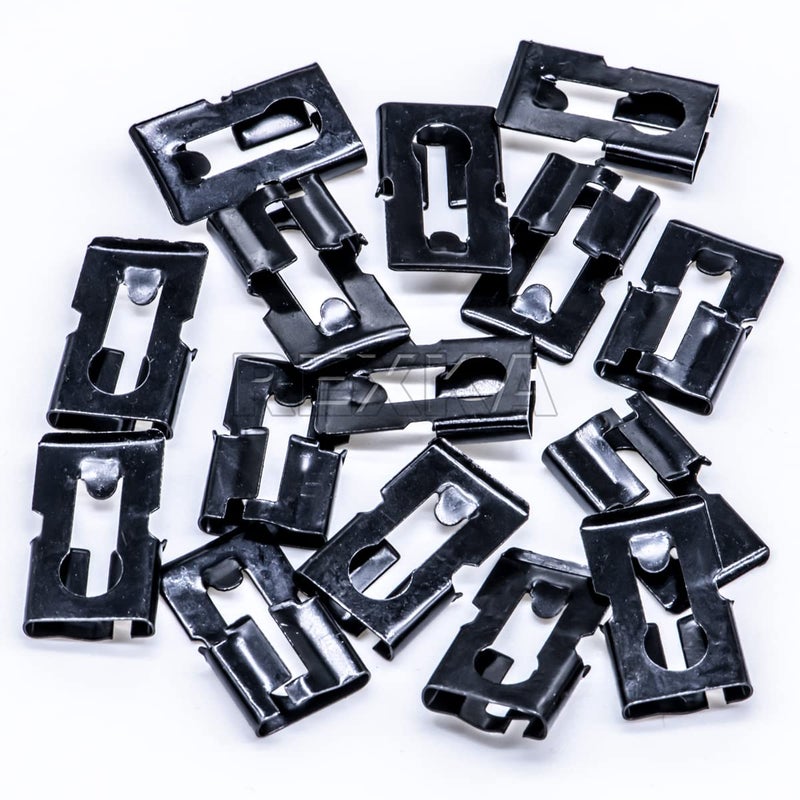 Rexka 15pcs Door Lock Tailgate Handle Rod Clips for GM GMC Buick Chevrolet Oldsmobile 3998009, 9711304 1956-On - Image 1