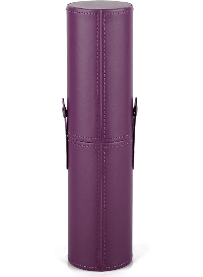 Narwey Makeup Brush Holder Travel Brushes Case Bag Cup Storage Dustproof for Women (Purple) - Image 1