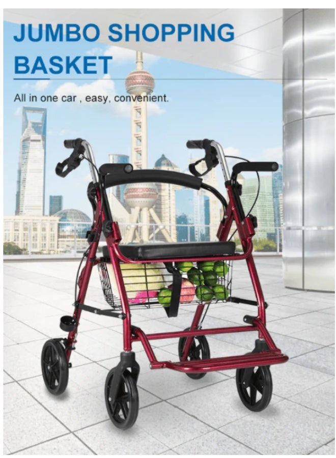 DAYANG Foldable Rollator made of aluminum - a lightweight mobility aid - Image 3