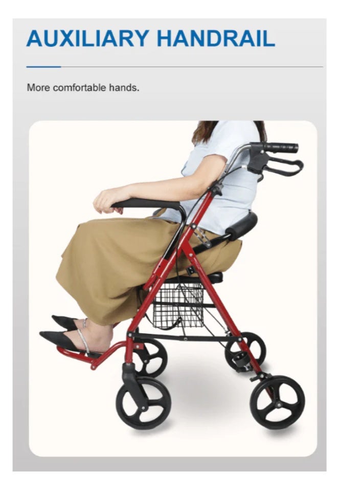 DAYANG Foldable Rollator made of aluminum - a lightweight mobility aid - Image 5