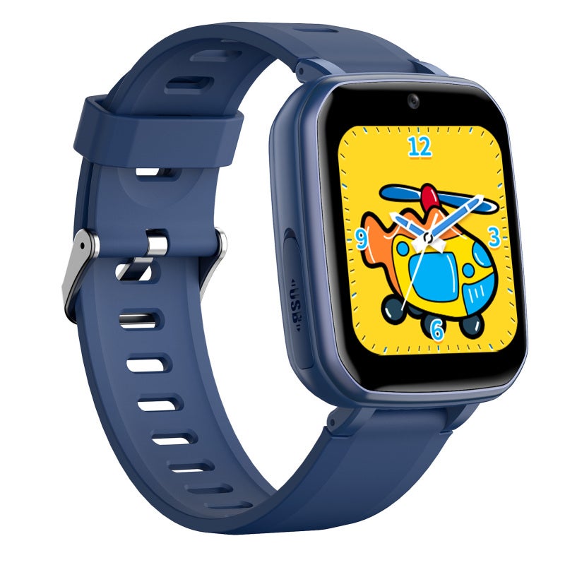 Kids Smart Watch 1.5-Inch Ultra-Clear Screen Dual Camera 15 Puzzle Games - Comfortable Silicone Strap Smartwatch for Kids with Pedometer for Boys and Girls - Image 5