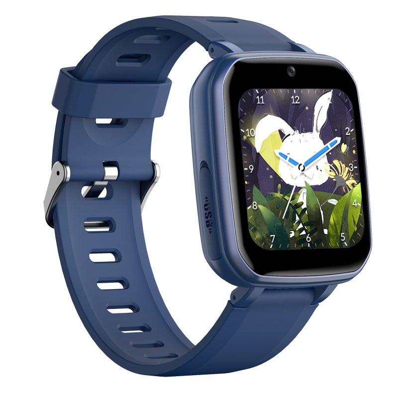 Kids Smart Watch 1.5-Inch Ultra-Clear Screen Dual Camera 15 Puzzle Games - Comfortable Silicone Strap Smartwatch for Kids with Pedometer for Boys and Girls - Image 4