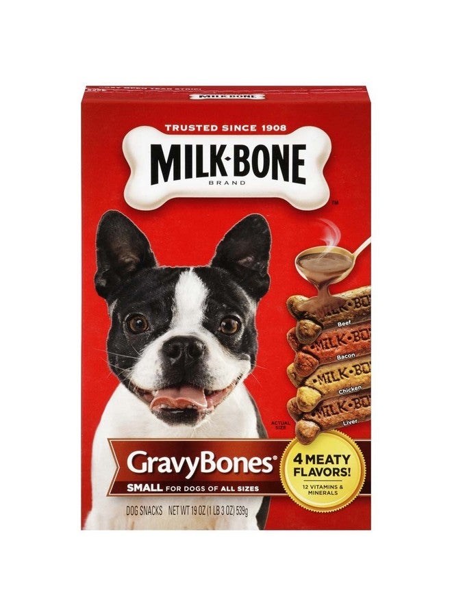 MILK-BONE Milk Bone Dog Treats, Gravy Bones, 1 Lb