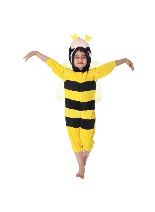 صندوق العاب زي نحلة العسل، أزياء حيوانات للأطفال، ملابس تنكرية للأولاد والبنات، مقاس متوسط ​​(٤-٥ سنوات) - Image 1