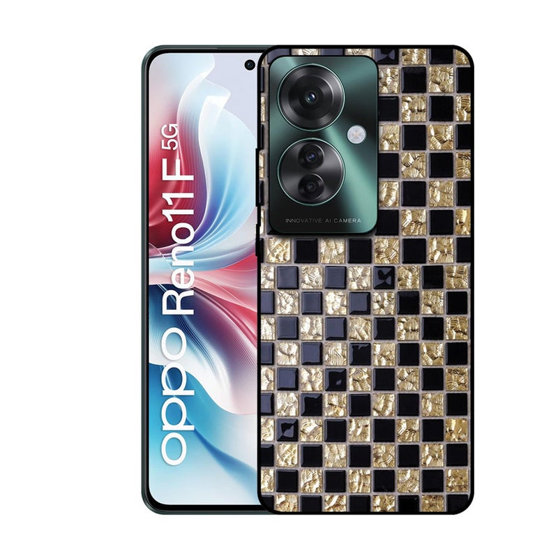 EYE CATCH Printed Protective Case Cover For Oppo Reno 11 F -  Blocks - Image 1