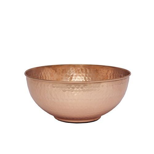 GoCraft Pure Copper Mixing Bowl with Hammered Finish for Salad, Egg Beating, Decorative & Kitchen Serving Purposes - 7.5" (Medium) - Image 2