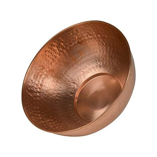 GoCraft Pure Copper Mixing Bowl with Hammered Finish for Salad, Egg Beating, Decorative & Kitchen Serving Purposes - 7.5" (Medium) - Image 5
