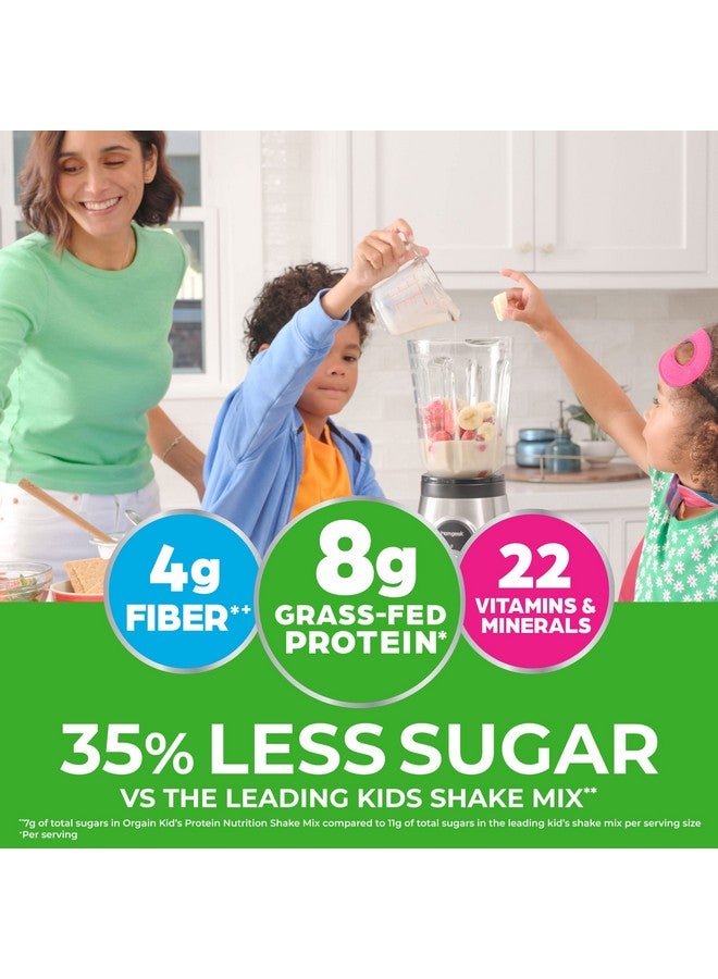 Orgain Kids Protein Powder Shake Mix, Vanilla Bean Ice Cream - 8g Grass-Fed Dairy Protein, 4g Fiber, 22 Vitamins & Minerals, Gluten Free, No Soy Ingredients, Adds Healthy Nutrients to Kids Snacks, 1lb - Image 4
