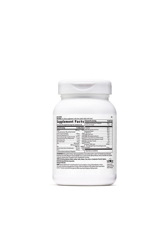 GNC جي إن سي مكملات الشعر والبشرة والأظافر للنساء | مزيج متعدد الفيتامينات اليومي | البيوتين (3,000 ميكروغرام)، حمض الهيالورونيك، فيتامينات C و E مع النياسين | مضادات الأكسدة المضافة | يدعم صحة وجمال النساء | 120 قرصًا - Image 3