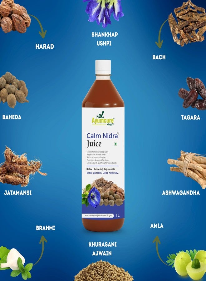 Ayumcure Calm Nidra Sleep Juice & Anti-Snoring Drops Combo | Herbal Support for Deep Sleep & Snoring Relief | Clears Airway, Reduces Stress, Enhances Sleep Quality | Natural Ayurvedic Blend - Image 5
