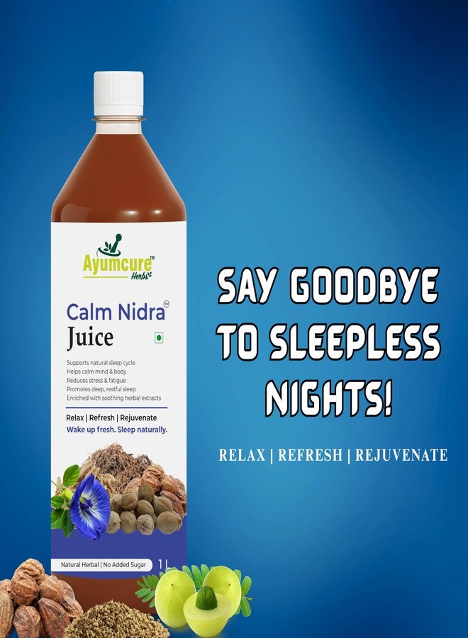 Ayumcure Calm Nidra Sleep Juice & Anti-Snoring Drops Combo | Herbal Support for Deep Sleep & Snoring Relief | Clears Airway, Reduces Stress, Enhances Sleep Quality | Natural Ayurvedic Blend - Image 3