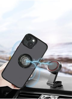 Generic Compatible with iPhone 13 Case with Edge Protection Full Body Heavy Duty Clear Fall Prevention Protective Anti-Scratch Shockproof Case Work with Magnetic Car Mount with Ring Holder Stand Back Cover  - Image 3