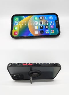Generic Compatible with iPhone 13 Case with Edge Protection Full Body Heavy Duty Clear Fall Prevention Protective Anti-Scratch Shockproof Case Work with Magnetic Car Mount with Ring Holder Stand Back Cover  - Image 4