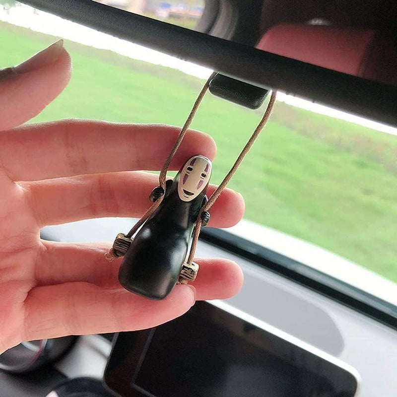 كاست ويف قلادة سيارة كرتونية بتصميم رجل بلا وجه - هدية رومانسية لصديقك - Image 3